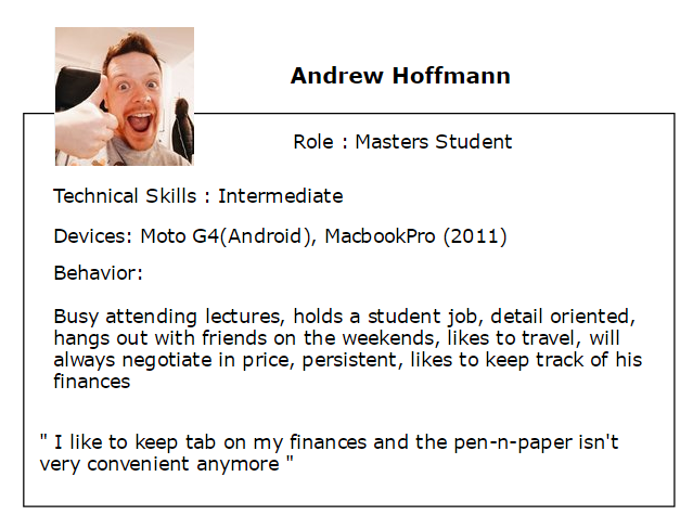 Persona of Andrew Hoffmann