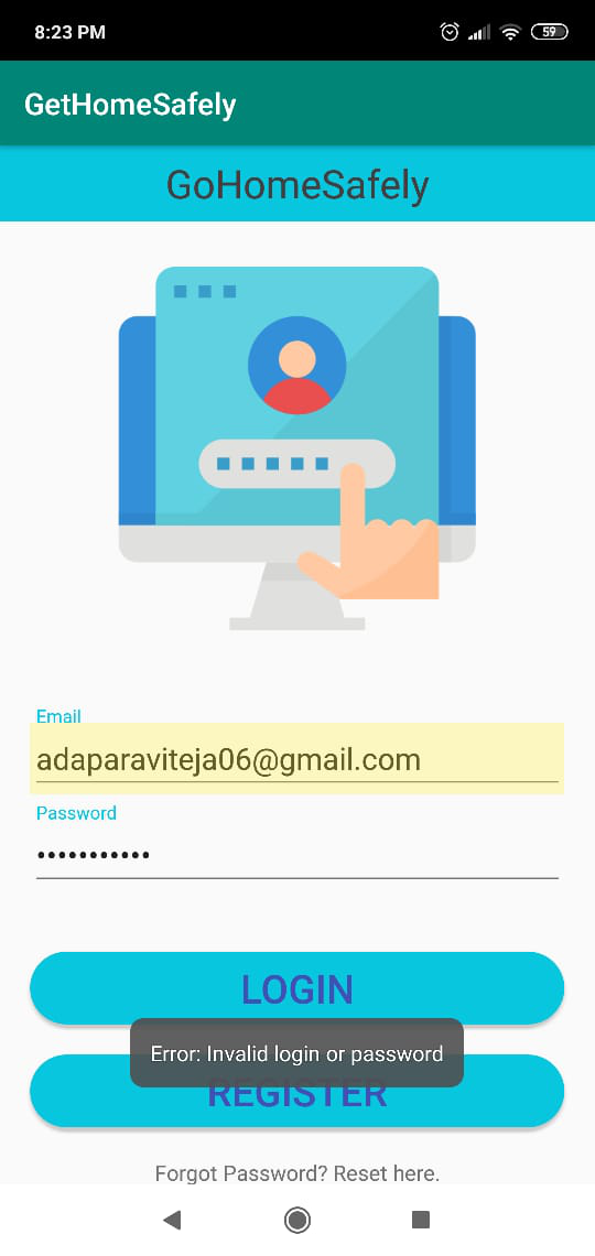 Login Testing Scenario 1