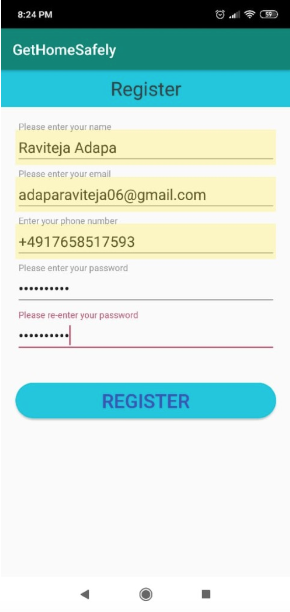 Register Testing Scenario